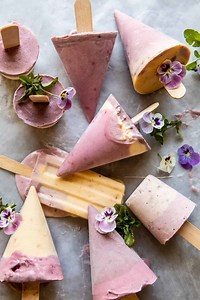 4 Ingredient Creamy Fruit Popsicles.