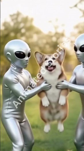 Alien Kidnap the dog | Animal kidnap | Animated Stories |