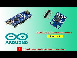 12 ADXL335 (Accelerometer) with Arduino