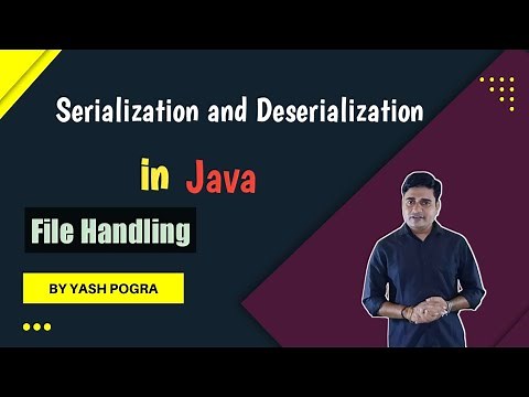 Serialization and Deserialization in java | What is the serialization in Java