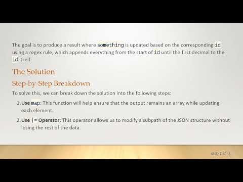 How to Update JSON Data Using jq with Capture Functionality