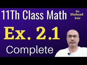 Exercise 2.1 Complete || 11Th Class Math Chapter 2|| Sets, Functions And Groups