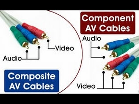 Striking Differences Between Component and Composite Video Cables