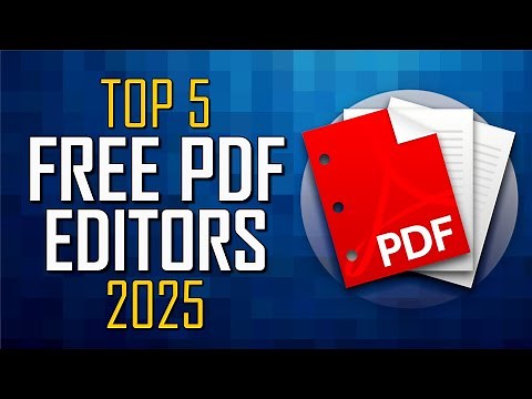 Top 5 Best FREE PDF Editors (Adobe Alternatives) 2025