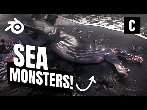 Sea Monsters In Blender