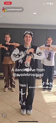 Dancing live from aussiebroaquad