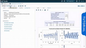 Time Series Modeling and Forecasting Using SAS Studio - SAS Video Portal