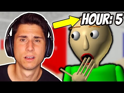 I Played Baldi's Basics For 5 HOURS STRAIGHT!
