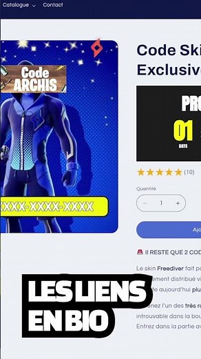 Don't miss your FREEDIVER skin code on Fortnite! #shorts