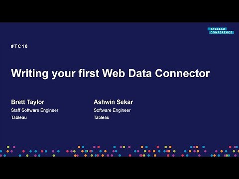 Write your first Web Data Connector