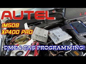 BMW DME And CAS Programming Using The Autel IM508, IM608, And The XP400 PRO, Autel Classes! #im508