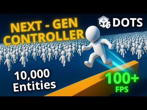 How I'm Building a Character Controller in Unity DOTS & Physics (10,000 Entities at 100+ FPS!)