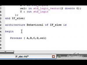 VHDL Lecture 12 Lab4 - Process in VHDL in Explanation