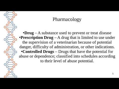 Basics of Applied Veterinary Pharmacology for Assistants and Technicians