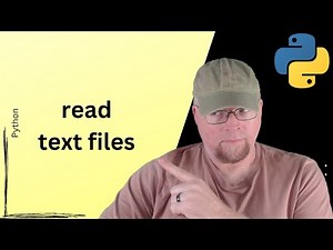 🐍 Python Tutorial #24: Reading text files