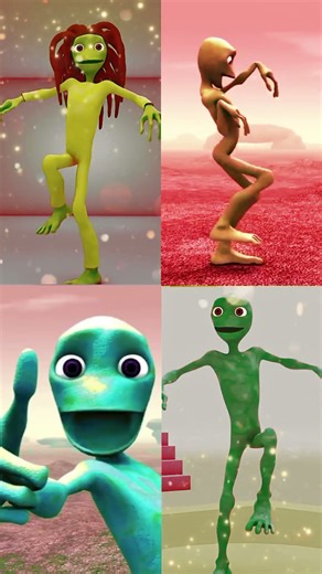 Alien dance vs Funny alien vs Dame tu cosita vs Funny alien dance song.