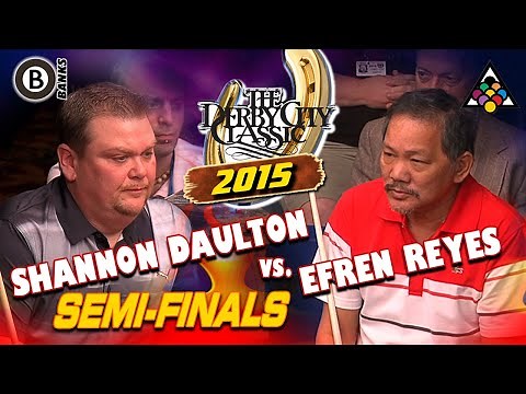 CRAZY BANKS: Shannon DAULTON vs Efren REYES - 2015 DERBY CITY CLASSIC BANKS DIVISION