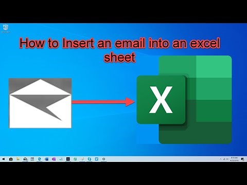how to Insert or embed an Outlook mail in Excel