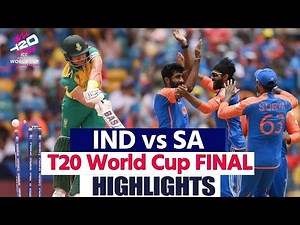 India vs South Africa Final Highlights : IND vs SA T20 World Cup 2024 Final Match Full Highlights