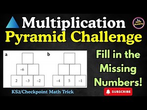 Multiplication Pyramids Explained! 💡 KS2/Checkpoint Math Trick