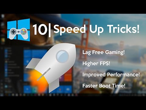 How to Speed Up Windows 10 for Gaming (really easy)