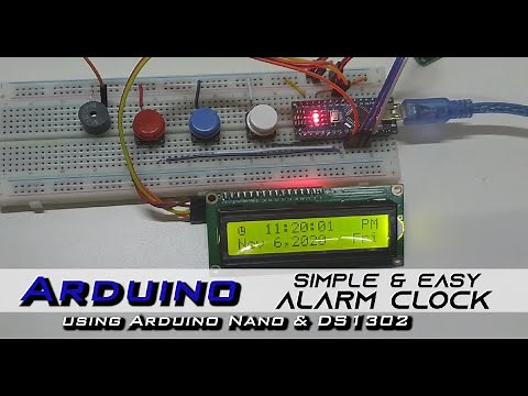 Simple & Easy Arduino Alarm Clock with DS1302