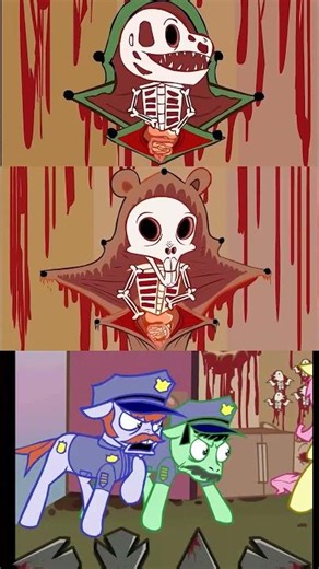 Fluttershy Killed BF vs Dandy's World - Elements Of Insanity - Fluttershy animation - FNF Music Dash