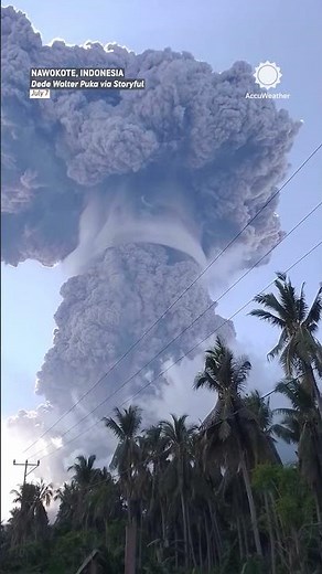 Giant Volcano Eruption Caught on Camera