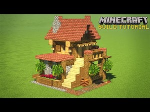 Minecraft: How to build a SMALL SURVIVAL HOUSE! (EASY HOUSE TUTORIAL)
