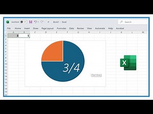 How to Create a 3/4 Pie Chart in Microsoft Excel (three-fourths)