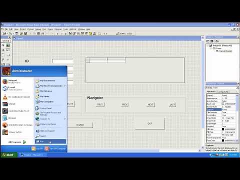 Visual basic 6 0 using ADODB and add update delete records and show in Datagrid