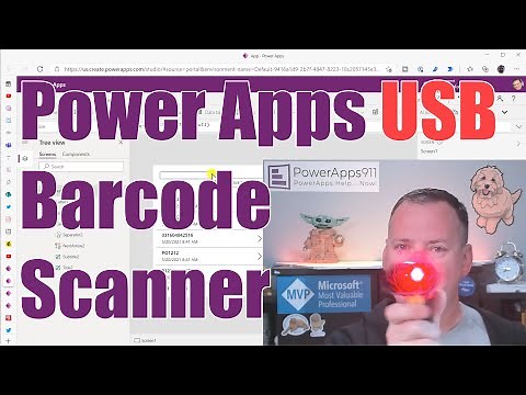 Power Apps USB Barcode Scanner