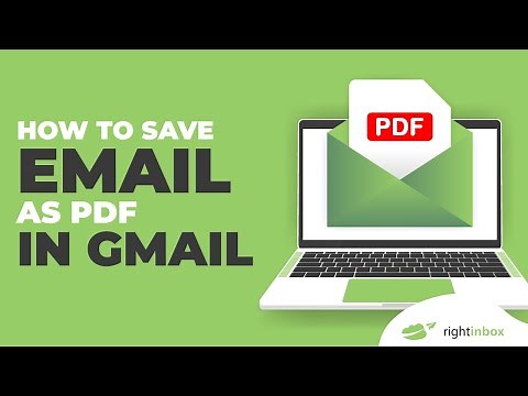 How to Save Email as a PDF in Gmail