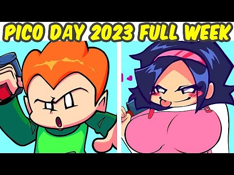 Friday Night Funkin' VS Pico Day 2023 FULL WEEK 8 | Pico's School, NENE & Darnell (FNF MOD/Pico Mod)