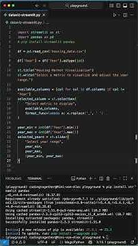 Streamlit - Build an Interactive Data Visualization App in Python!