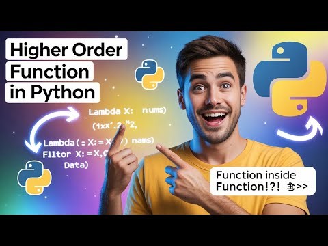 Higher Order Functions in Python Explained | Python Basic To Advance | AI Nikhil Model Mind