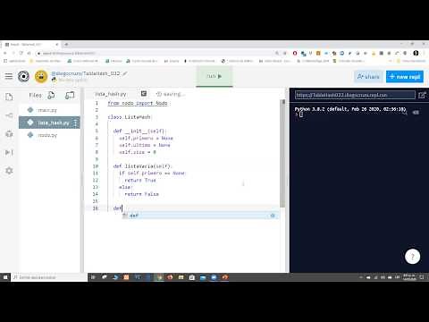 Estructura de Datos: Tablas Hash. Codificación - 1