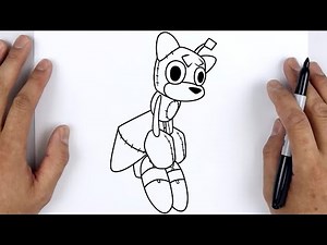 HOW TO DRAW TAILS DOLL ENCORE (Sonic.EXE 3.0 Restored) | Friday Night Funkin (FNF) - Easy