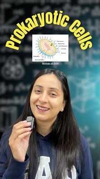 All about Prokaryotic Cells in 2 mins🔥| Cell Structure & Examples #neet #shorts #study #class11