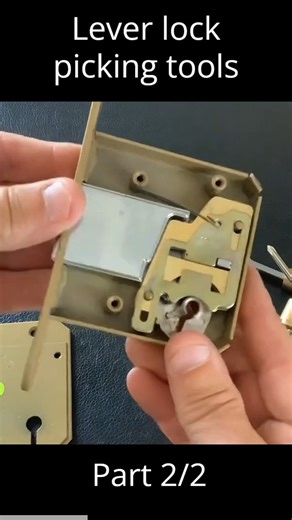 4.5K views · 32 reactions | Asec BS 5 lever deadlock with H levers picked open with cheap homemade lever lock picking tools Part 2 #military #lockpicking #LOCK #locksmith #security #secret #viralvideo #fyp | LockPicking Pro | Facebook