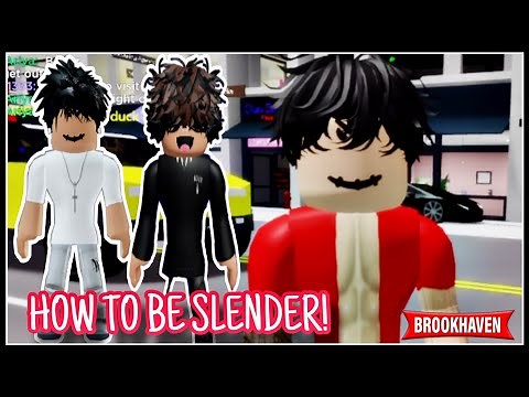 HOW TO BECOME A SLENDER IN BROOKHAVEN ROBLOX