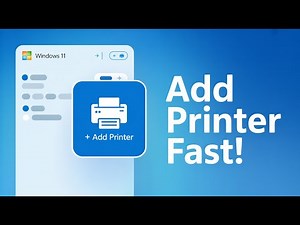 How to Add a Local Printer in Windows 11 (Quick & Easy Setup Guide!)