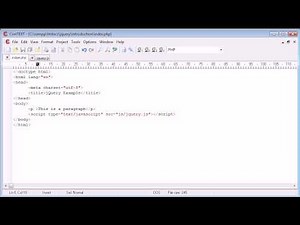 jQuery Tutorial - 4 - Testing jQuery