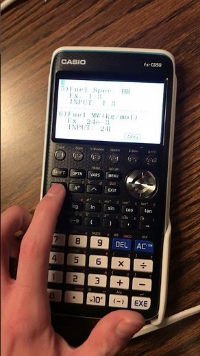 Casio fx-CG50のPythonで遊んでみた hahaha :)