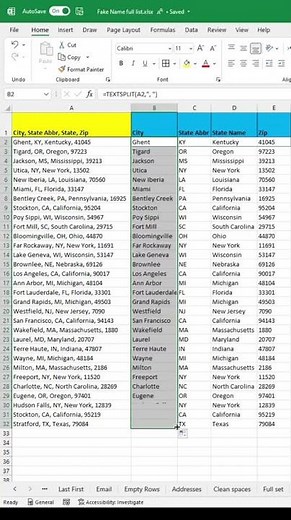 The New TEXTSPLIT () function in Excel ✂️