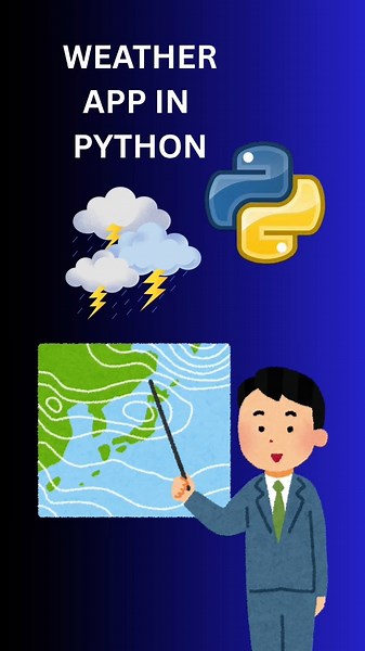 Simple weather app in python #pythonprogramming #pythonforbeginners #pythonprojects #python