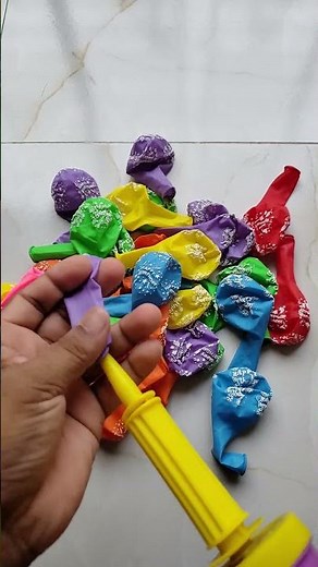 100k Colourful Mini Balloons | Satisfying Unboxing Asmrsoundvideo #asmr #satisfyingvideo #shorts