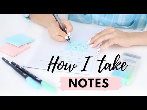 How I Take Notes | 10 Effective Note Taking Tips & Methods 📝