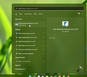 How to enable .NET Framework 3.5 in Windows 11