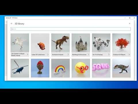 how to use 3D viewer Windows 10💎3D animation